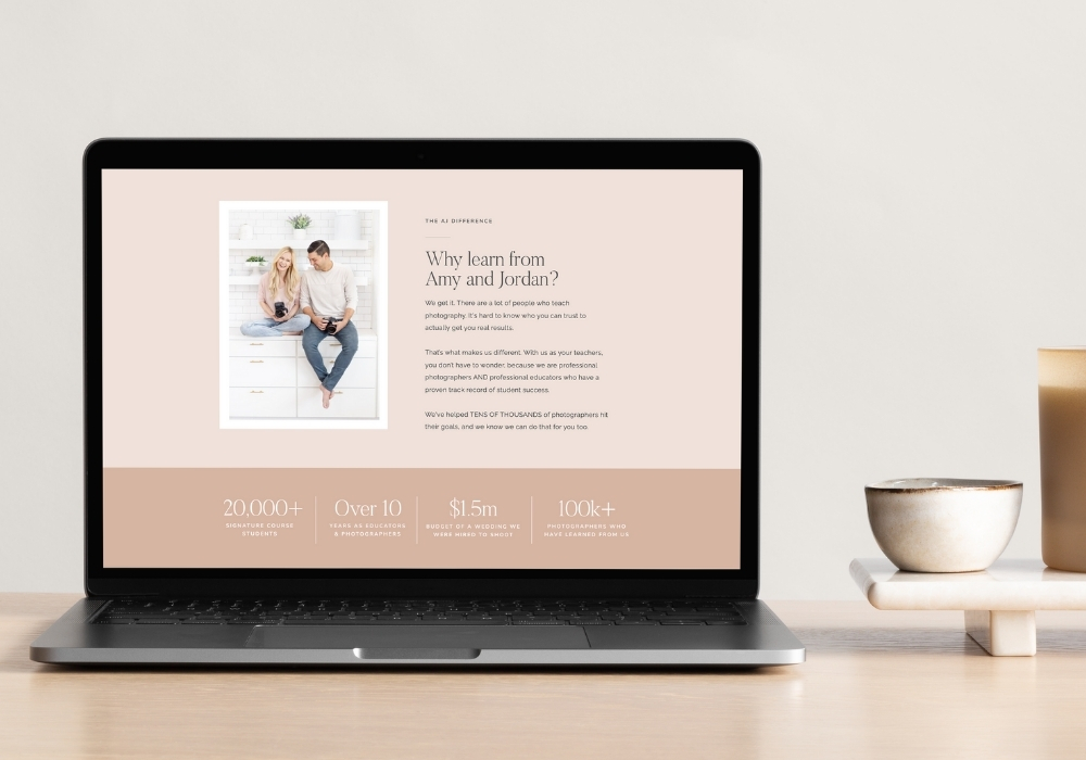 Amy and Jordan Tonic Site Shop Sales Page