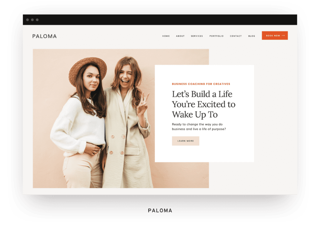Showit website template by Tonic Site Shop
