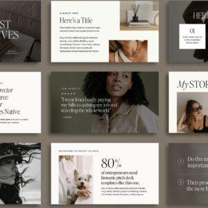 The Speaking + Presentation Canva Slide Deck