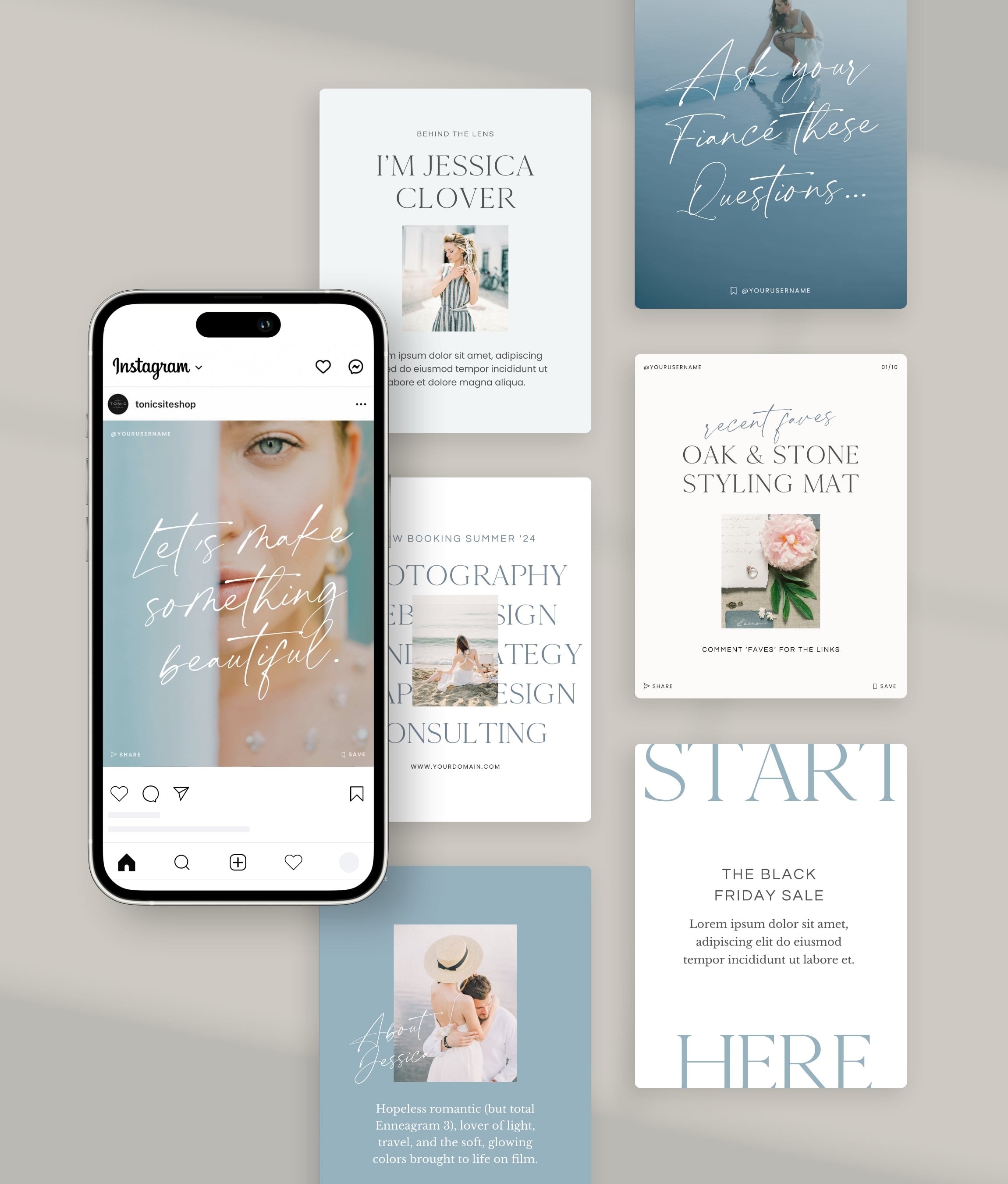 Clover Club Social Media Canva Templates