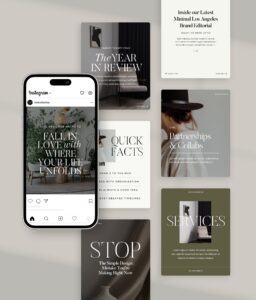 Lita Grey Social Media Canva Templates