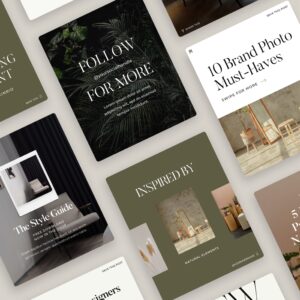 Lita Grey Social Media Canva Templates thumbnail 2