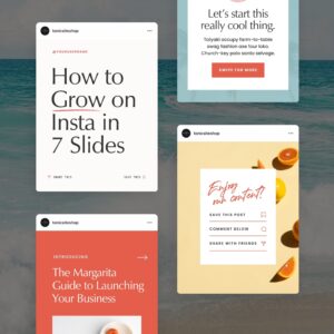 Margarita Social Media Canva Templates thumbnail 1