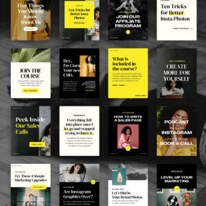 Boulevardier Social Media Canva Templates thumbnail 3