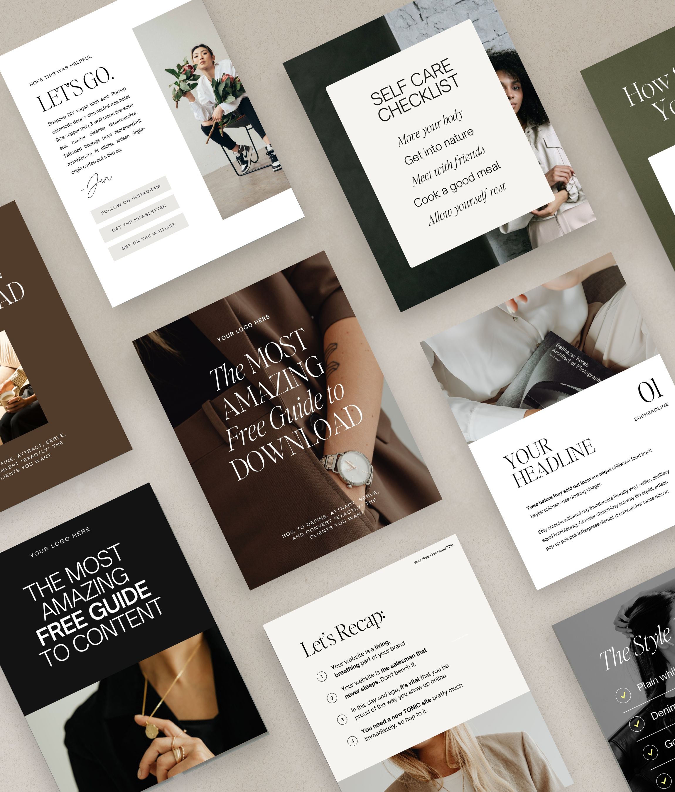 The TONIC Lead Magnet Template - Neutral