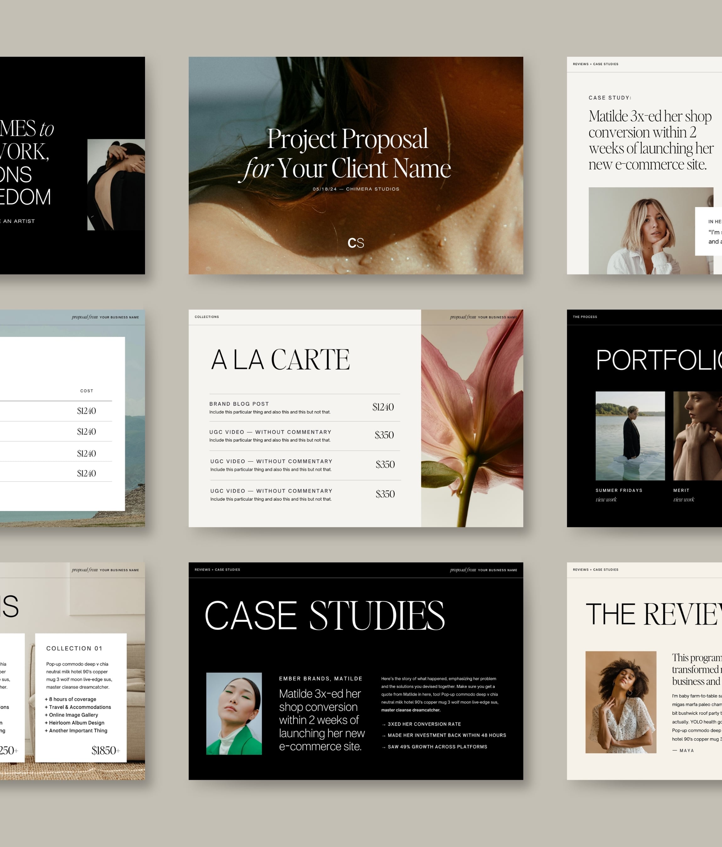 Canva Proposal Template