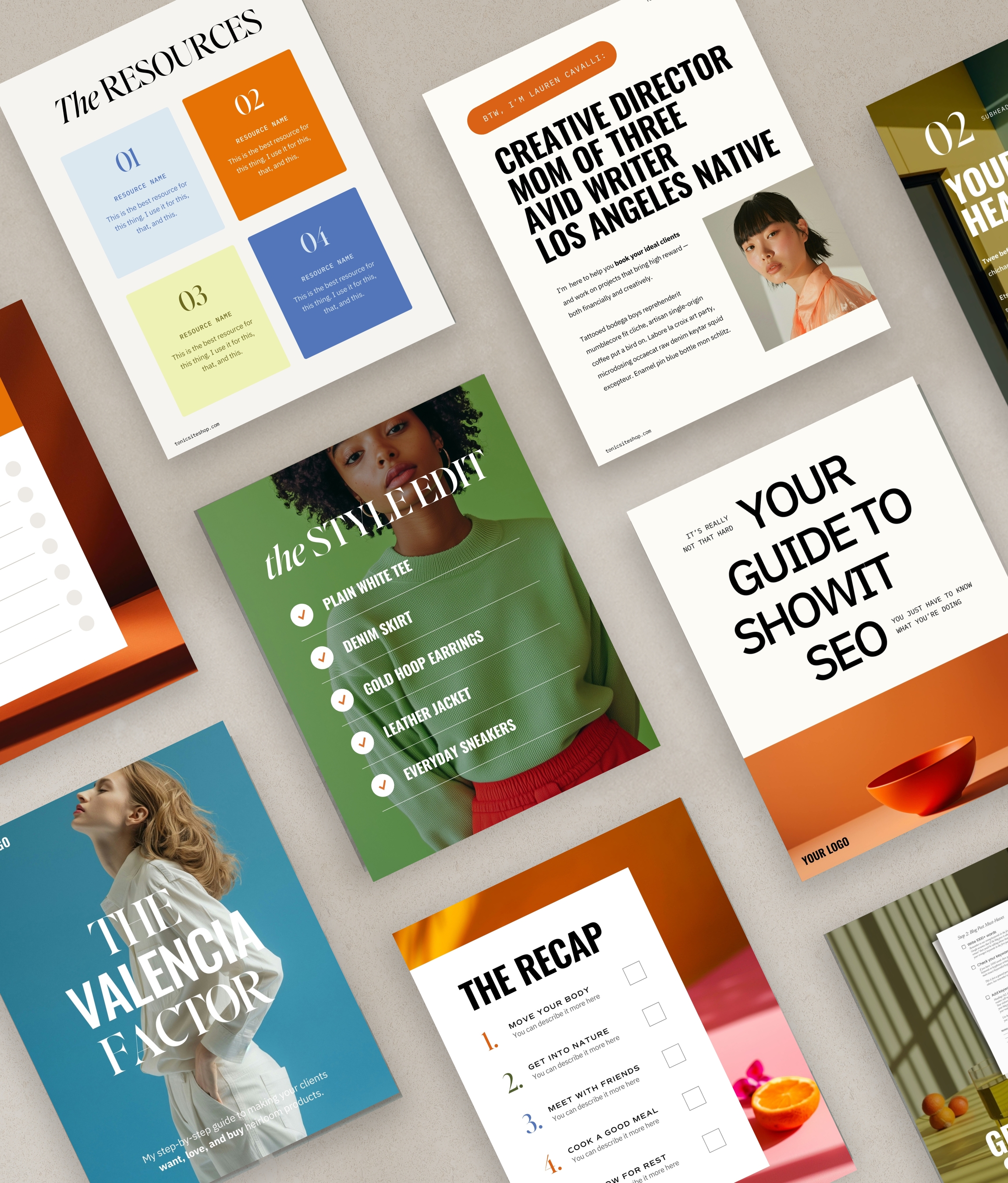 The TONIC Lead Magnet Template - Colorful