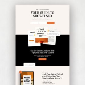 Lead Magnet/Freebie Landing Page thumbnail 0