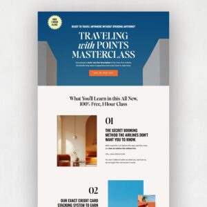 Webinar/Masterclass Landing Page thumbnail 0