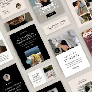 Amaretto Sour Email Graphics (Canva) thumbnail 2