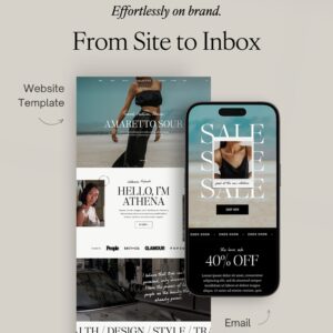 Amaretto Sour Email Graphics (Canva) thumbnail 11