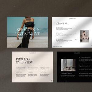 Amaretto Sour Pricing & Services Guide (Canva) thumbnail 0