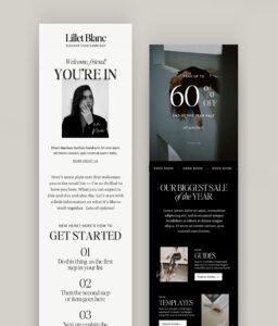 Lillet Blanc Email Graphics (Canva)
