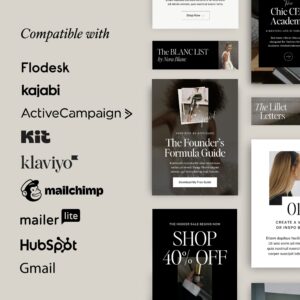 Lillet Blanc Email Graphics (Canva) thumbnail 1