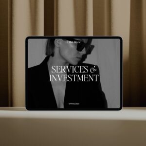 Lillet Blanc Pricing & Services Guide (Canva) thumbnail 5