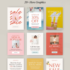 Margarita Email Graphics (Canva) thumbnail 6