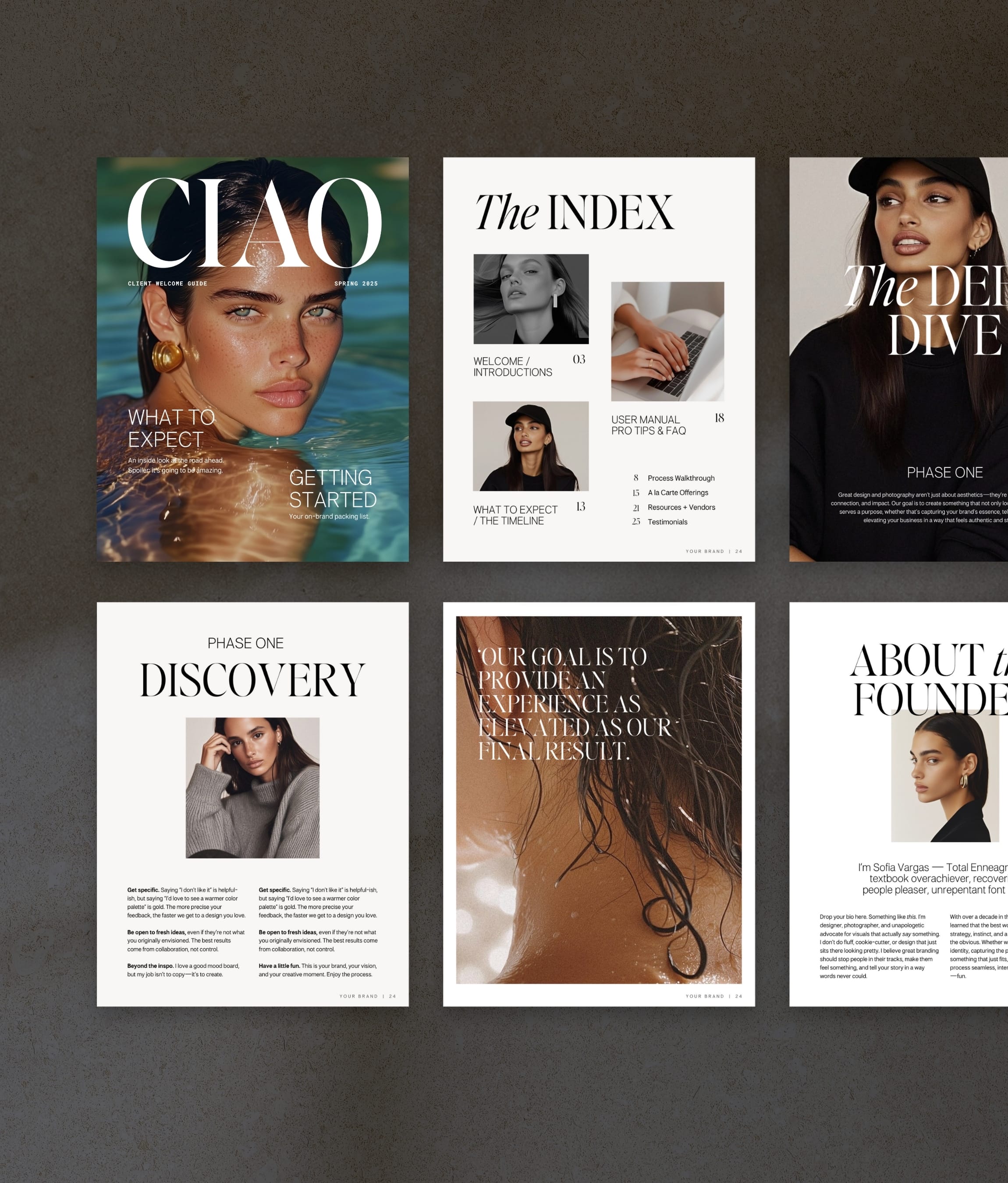Client Welcome Magazine (Canva)