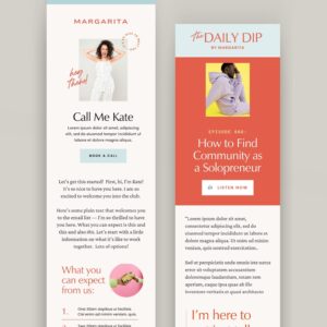 Margarita Email Graphics (Canva) thumbnail 0