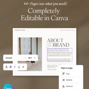 Paper Plane Pricing & Services Guide (Canva) thumbnail 1