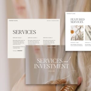 Paper Plane Pricing & Services Guide (Canva) thumbnail 5